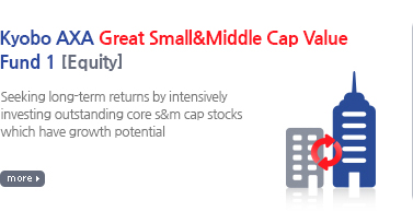 Kyobo AXA Great Small & Middle Cap Value Securities Feeder Investment Trust 1 [Equity] / Seeking stable returns by intensively excavating outstanding core s&m cap stockss having growth potential
